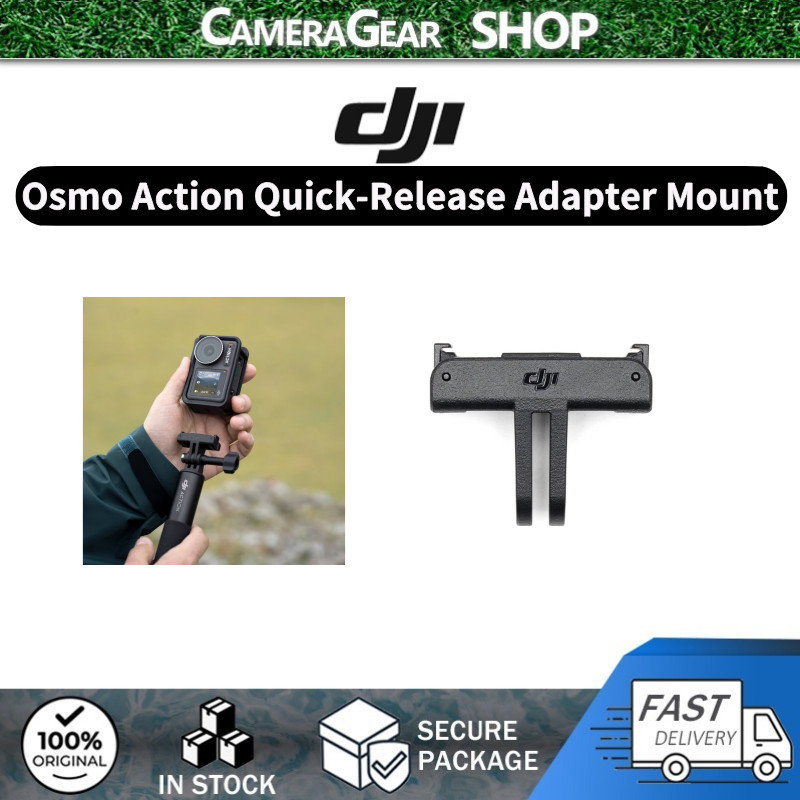 DJI Osmo Action Quick-Release Adapter Mount, Khả năng tương thích: Osmo 360, Osmo Action 3, Osmo Act