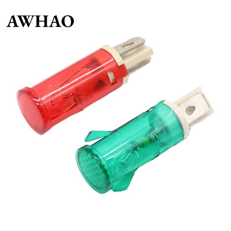 Đèn báo 220V Đèn báo Tín hiệu Bảng điều khiển Gắn MDX-14A Đèn chiếu sáng nhỏ gọn cho thiết bị gia dụ