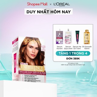 Màu nhuộm dưỡng tóc phủ bạc bảo vệ gấp 3 L'Oreal Paris Excellence Crème 172ml
