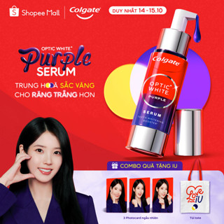 Tinh chất trắng răng tăng cường Colgate Optic White Purple Serum-Trung hòa sắc vàng, rạng rỡ tức thì 40ML