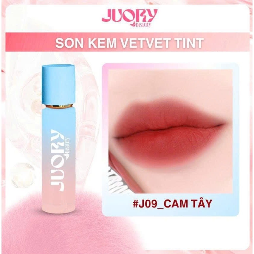 Son kem lì Vetvet Tint Juory Beauty 5g