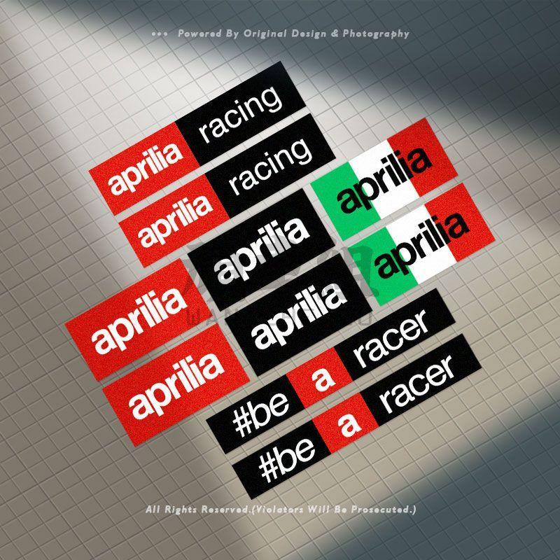 Aprilia logo sticker, RS457, SR GT200, RS660 motorcycle tank waterproof decorative sticker