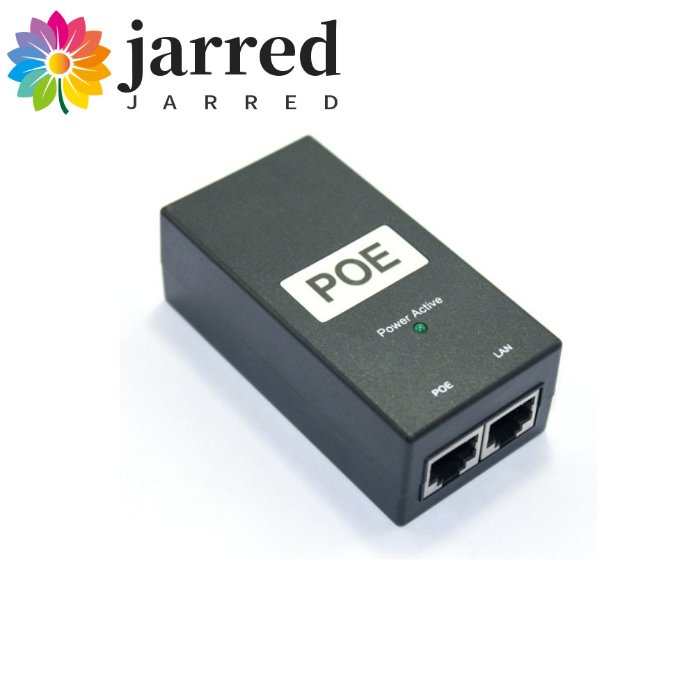 JARRED POE Power Injector, 24V / 48V 0.5A IEEE802.3af / tại POE Power Supply, Router Power Supply 10