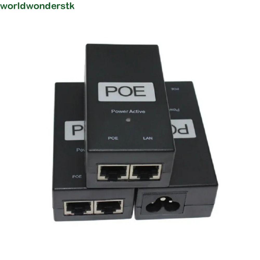WORLDWONDER POE Power Injector, Tương thích IEEE802.3af / tại Bộ nguồn POE, Đầu ra thiết bị POE 48V 