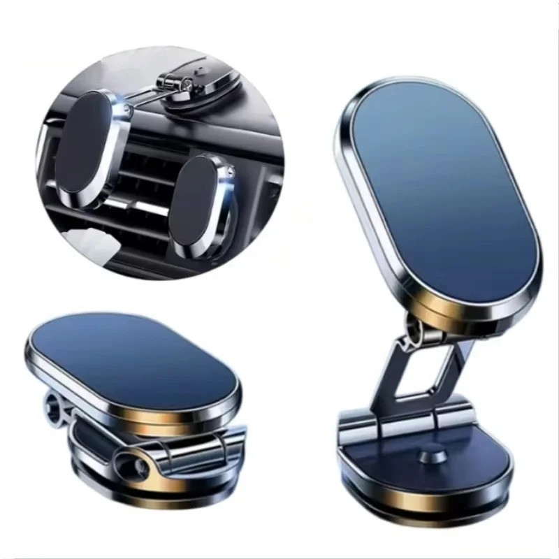 1080° Giá đỡ điện thoại ô tô từ tính xoay được Giá đỡ điện thoại thông minh nam châm có thể gập lại 