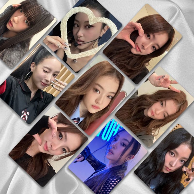 MEOVV Laser Photocard Hàng hóa Ngôi sao Hàn Quốc Nhóm nhạc Cô gái SOOIN Tanaka Kyona GAWON Bưu thiếp