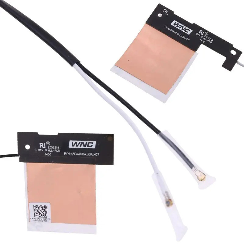 Mới 1 Cặp M.2 Không Dây IPEX MHF4 Ăng Ten Cáp WiFi Băng Đô Kép Cho Intel AX200 9260 9560 8265 8260 7