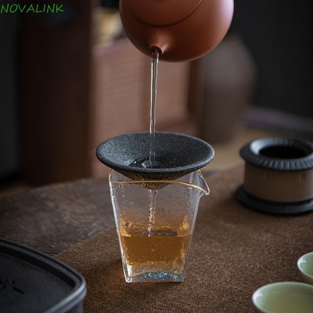 NOVALINK Máy lọc trà Tulou Hakka, Lễ trà Bộ lọc cà phê gốm vi xốp di động, Tòa nhà Hakka không xốp t
