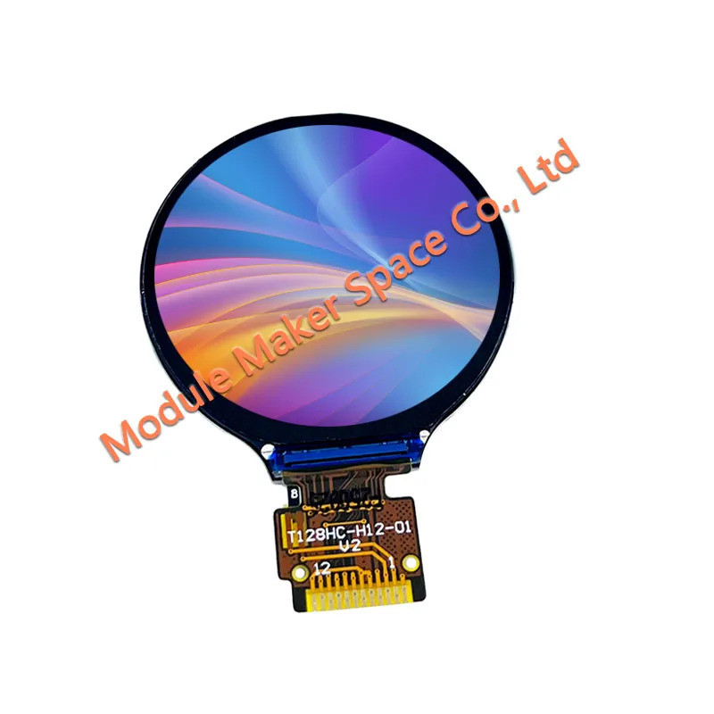 Màn hình LCD TFT màu tròn H 1.28 Inch 240x240 RGB với trình điều khiển GC9A01