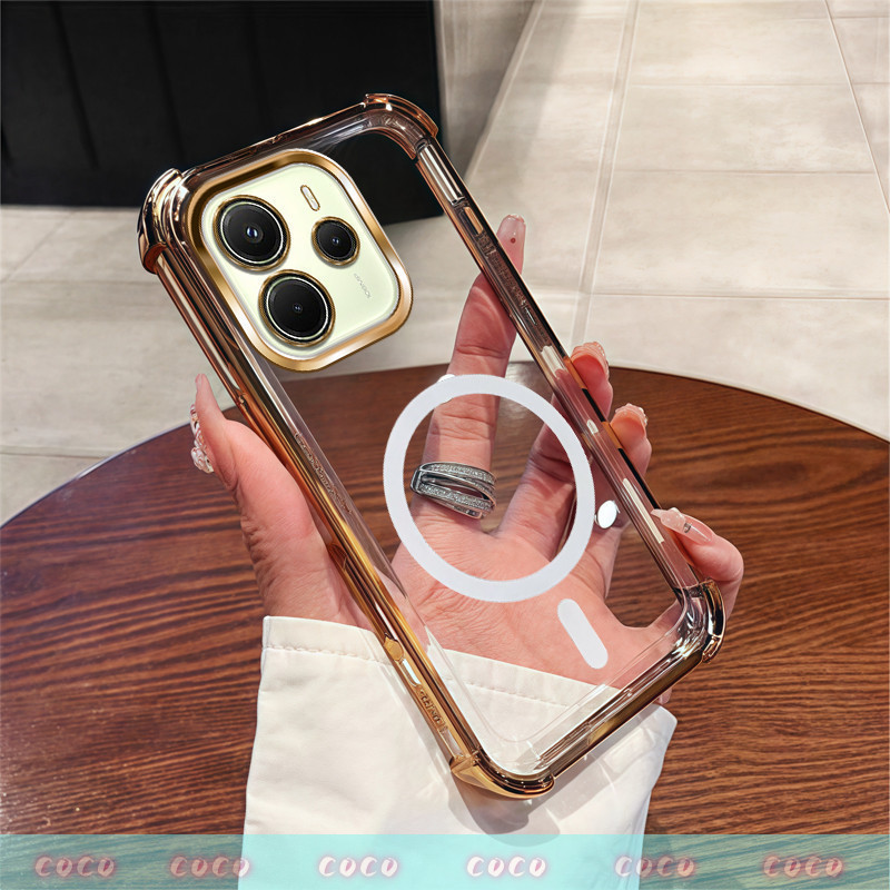Ốp Lưng Cho OPPO A5 Pro 5G A3X 4G 5G A3 A3i Ốp Điện Thoại Chống Sốc Bốn Góc Thiết Kế Từ Tính Mới Ốp 