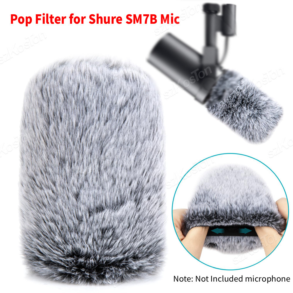 SM7B Pop Filter thích hợp cho micro Shure, vỏ kính chắn gió mịn tương thích với micro thanh nhạc năn