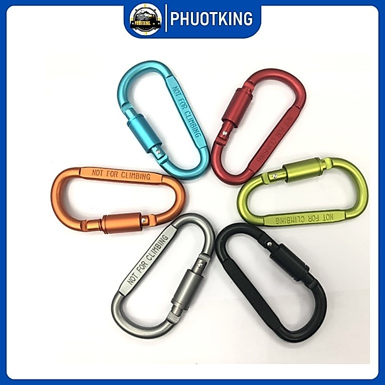 Móc khóa nhôm đa năng - Móc khóa dã ngoại