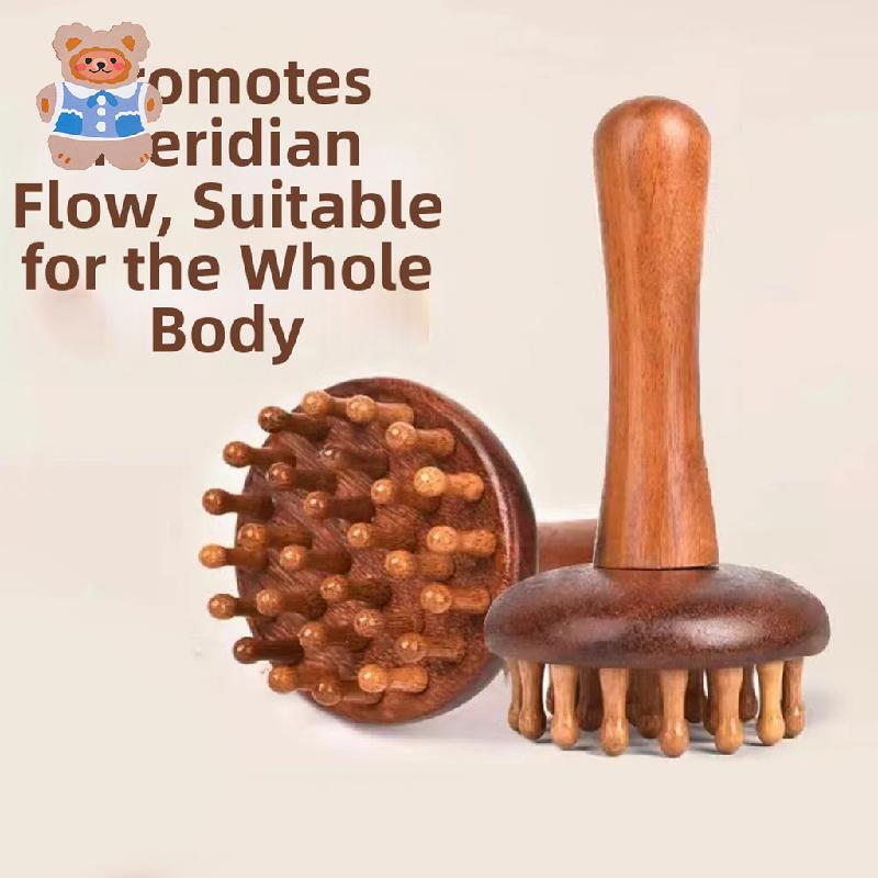 Bàn chải Massage kinh tuyến bằng gỗ, Máy mát xa toàn thân, Bàn chải mát xa bụng