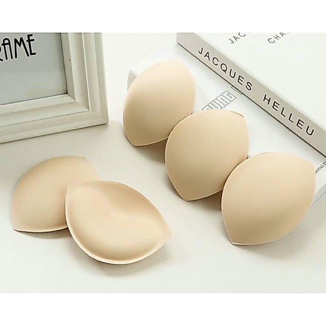 Mút nâng ngực, mút độn ngực, mút nâng đẩy ngực loại tốt có bọc vải (dùng cho bikini/ đồ tập gym - yoga)