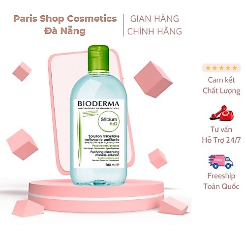 Nước tẩy trang Bio Xanh Pháp,Sạch Da,Sạch Dầu Cân Bằng Độ Ẩm - 500ml
