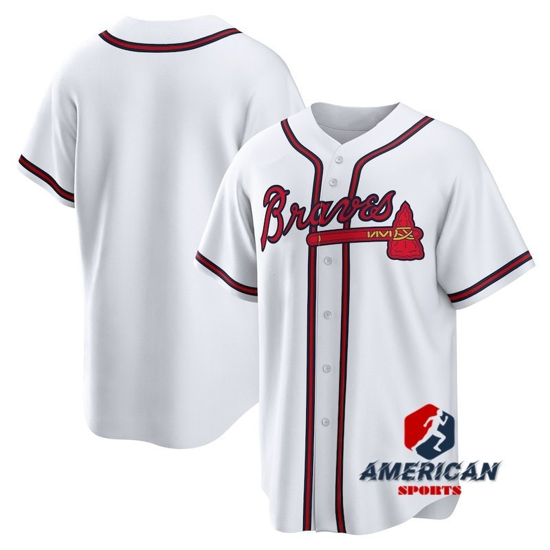 Áo bóng chày màu xám Atlanta Warriors 2023MLB