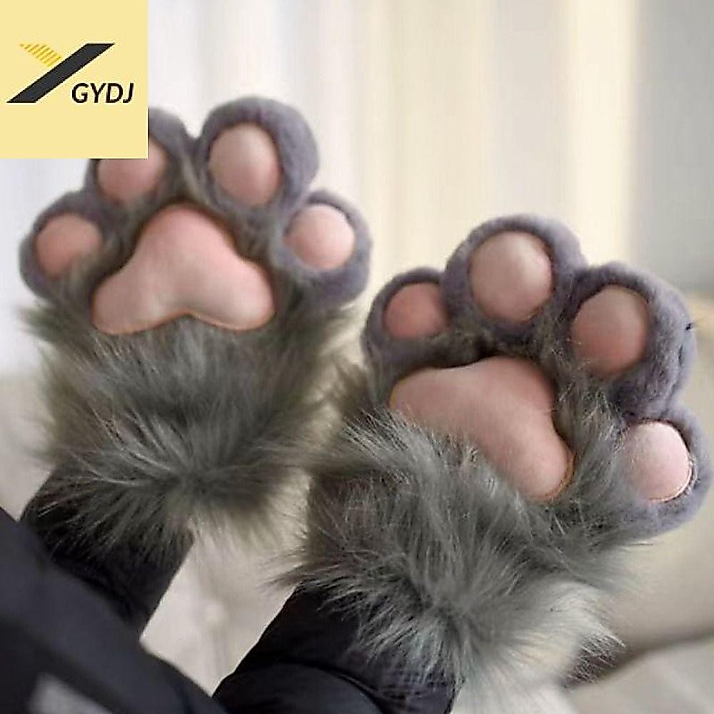 Găng Tay Chân Mèo Chicretreat Furry Ấm Áp, Phù Hợp Cho Cosplay và Câu Lạc Bộ