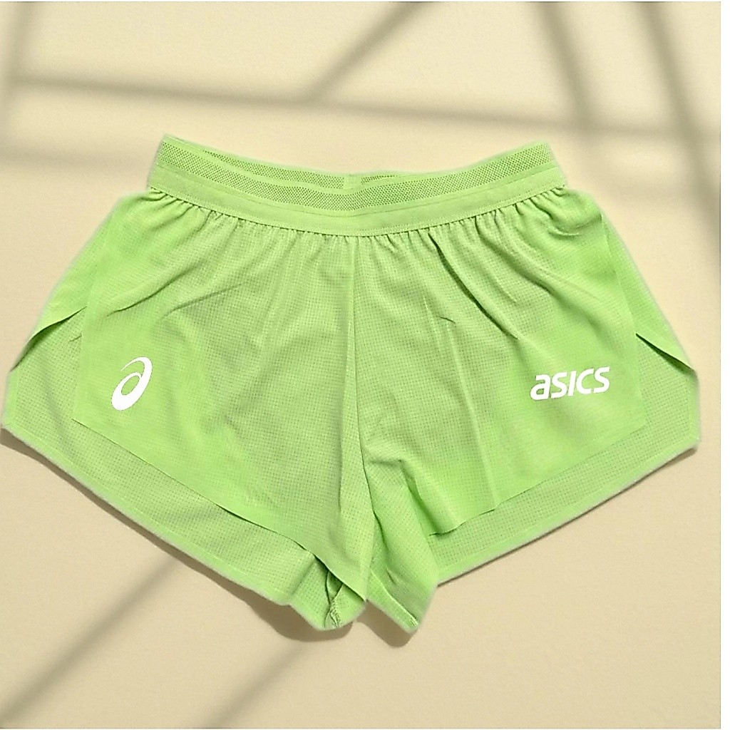 [Factory Direct Sales] Running Side Slit Shorts Marathon Sports Lining Anti-glare Three-Point Quick-