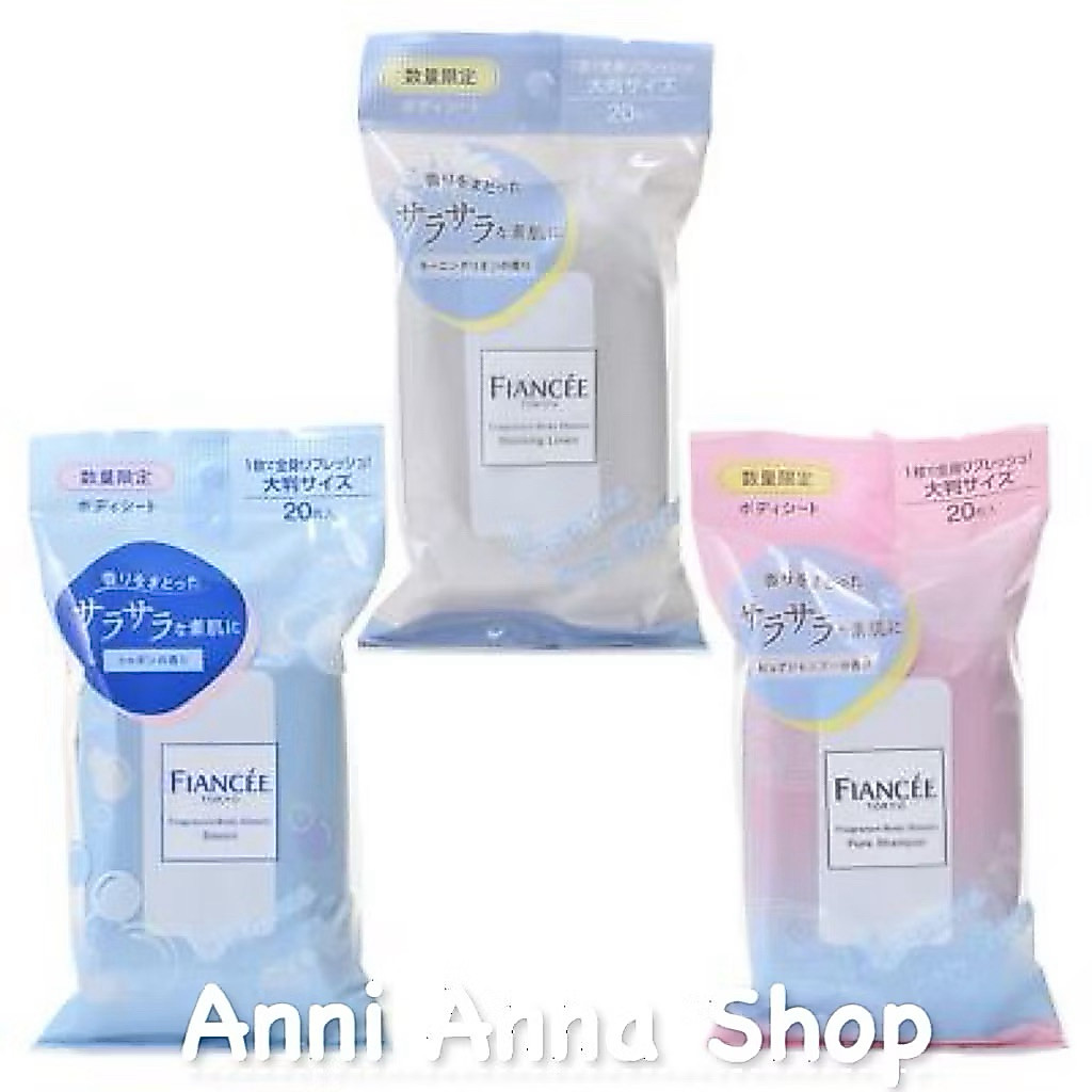 1 Bịch Khăn Giấy Thơm Lau Cơ Thể Fiancee Fragrance Body Sheet