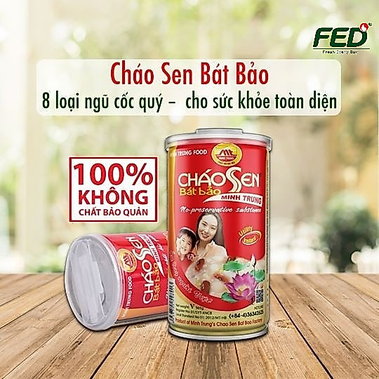 Cháo Sen Bát Bảo Minh Trung-Cháo Ăn Liền - FED
