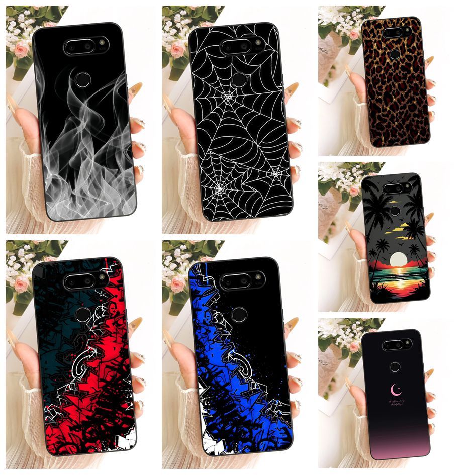 Dành Cho LG V30 H930 H931 H933 / V30 Plus / V30s ThinQ Ốp Lưng Thời Trang Hoàng Hôn Không Gian Silic