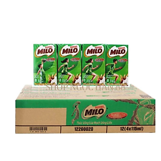 Thùng 48 hộp sữa Milo 180ml