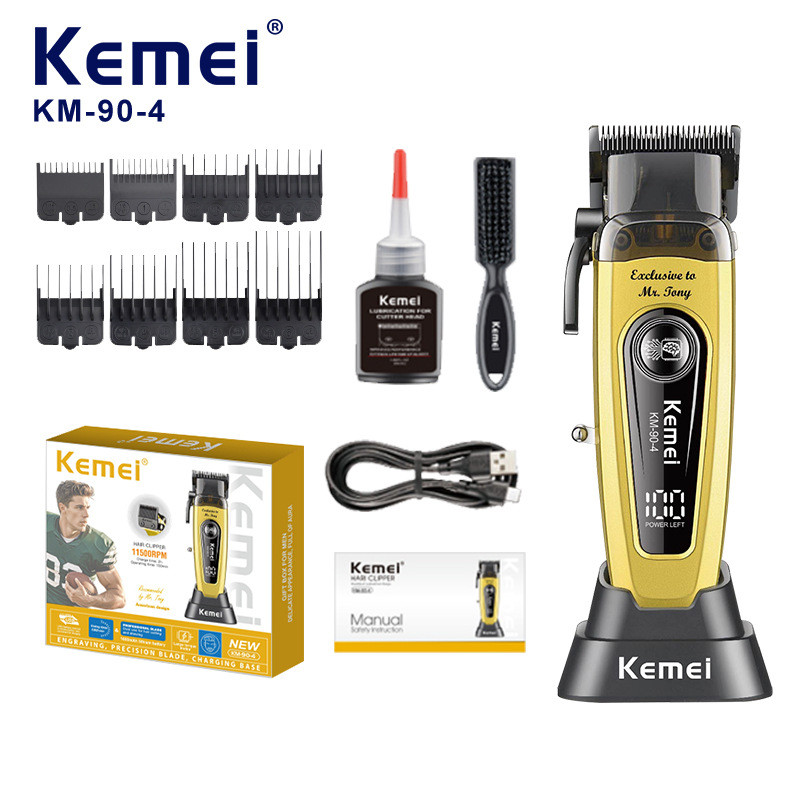 Máy cắt tóc điện KM-90-4 Máy cắt tóc cắt điện không chổi than chuyên nghiệp