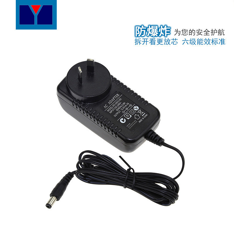 Bộ chuyển đổi nguồn 24V1A Bộ điều chỉnh điện áp ngang 24W DC SAA Bộ chuyển đổi nguồn chứng nhận tiêu