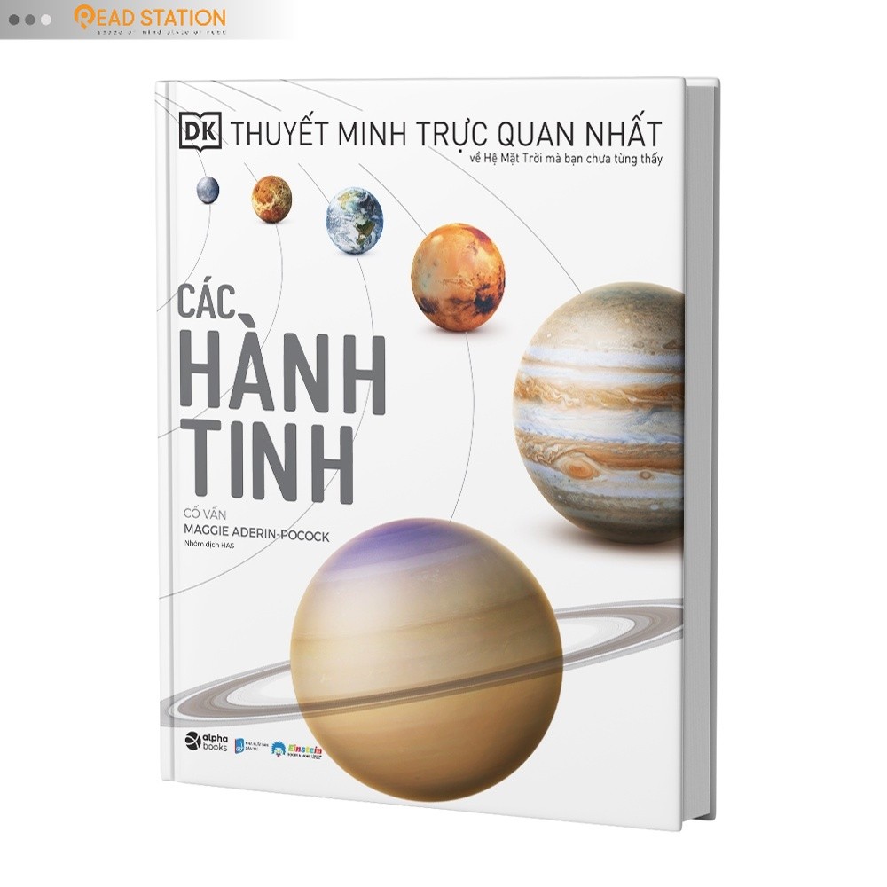Sách: DK - Thuyết Minh Trực Quan Nhất Về: Các Hành Tinh (Bìa Cứng, Tái Bản 2023)