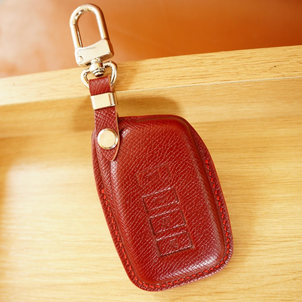 Bao da chìa khóa  Lexus  NX200T NX300h LX570 2015 -2017 4 Nút, Chế tác thủ công từ da bò vân epsom