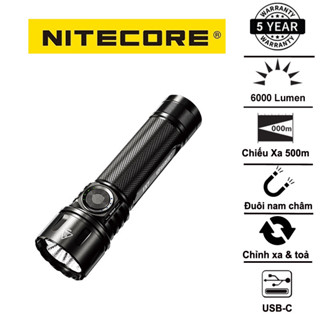  NITECORE EX7 – Đèn pin tuỳ chỉnh ánh sáng sáng 6000lm chiếu xa 500m 