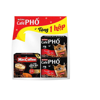 ComBo 2 Tặng 1 - ComBo 2 Hộp Cà Phê Sữa Đá Phố + 1 Hộp Cà Phê Đen Phố