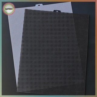 SAFENH Tấm Nhựa 14Count Nhựa Lưới Vải Nhựa Chữ Thập Vải Mắt Lưới Thêu DIY Thủ Công Đan VN