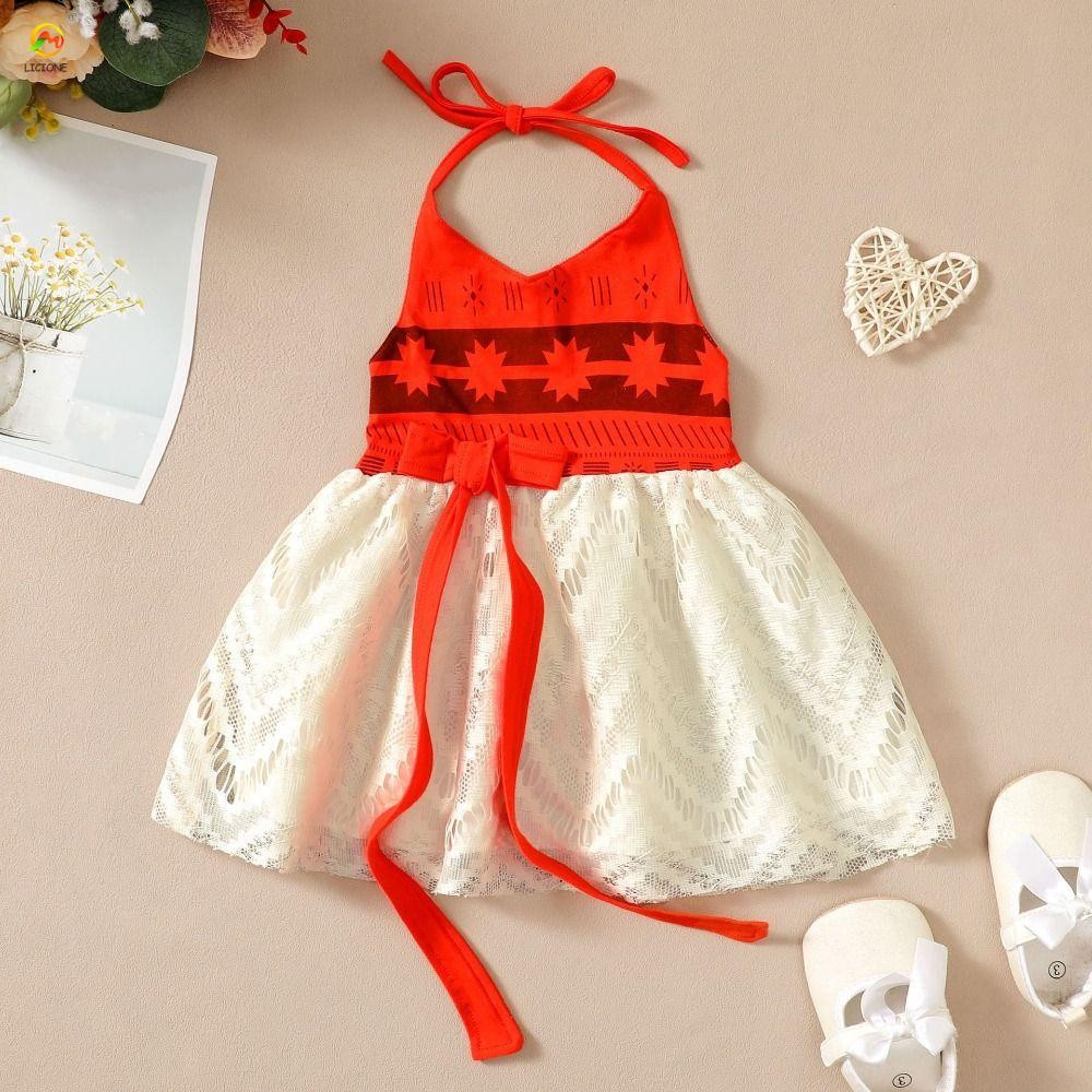 ECHOG Moana2 Cosplay Dress, Anime Hình Nơ Moana Cosplay Trang Phục, Quần Áo Ngọt Ngào Halloween Đại 