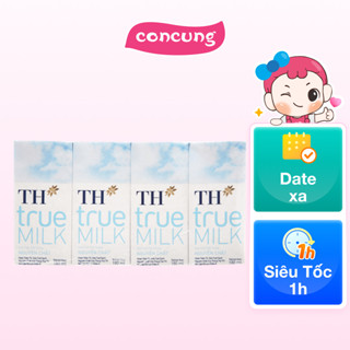  Thùng Sữa tươi tiệt trùng nguyên chất TH true Milk 180ml  lốc 4 hộp  