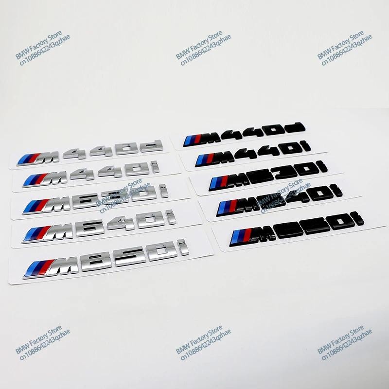 3D ABS Xe cốp Huy Hiệu Cho M440d M440i M630i M640i M850i E60 E39 E34 F10 E61 F11 G30 F30 Logo Biểu T