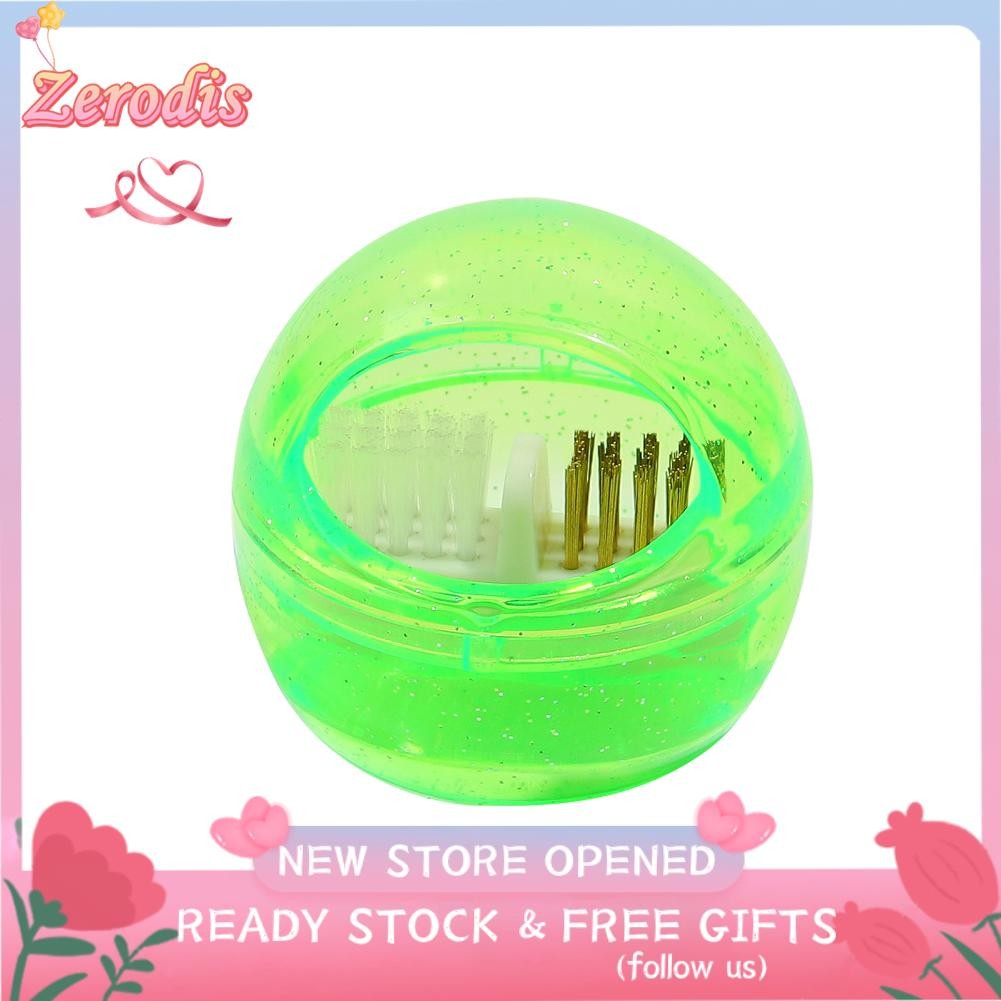 Zerodis Nail Drill bit Bits Cleaner Polishing Grinding Heads Hộp vệ sinh mềm màu đồng nguyên chất