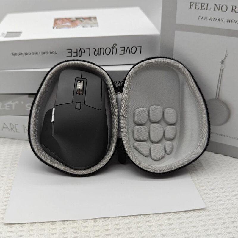 Hộp đựng du lịch EVA cứng di động cho chuột không dây Logitech MX Master 4 Túi chuột chống nước cho 