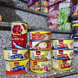 Đồ Hộp Thịt bò xay / heo xay / cá ngừ /pate của Vissan