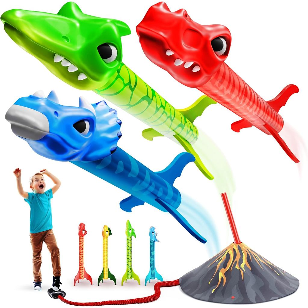 Ninja Blast Đồ chơi khủng long Rocket Launcher cho trẻ em Đồ chơi cho trẻ em 3-5 5-7 4-6 - Đồ chơi n