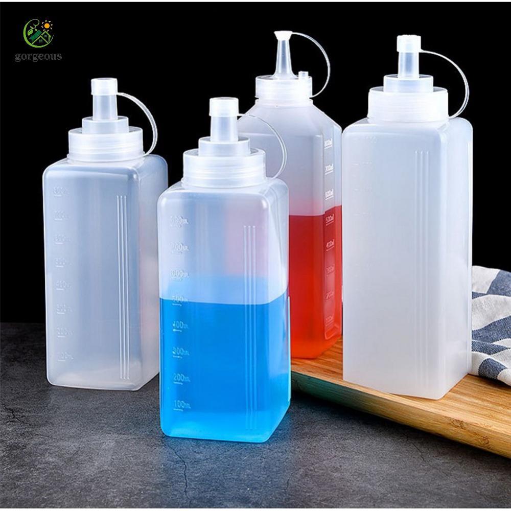 [FUXIN]Squeeze Sauce Bottle New Practical Durable Kitchen Tools Syrup Dispenser