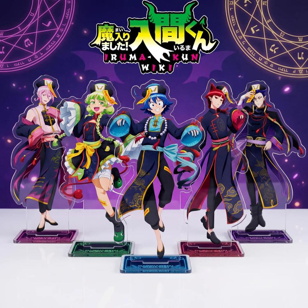 Welcome to Demon School Iruma-kun  Standee mica Keychain Mô hình Interlayer Printed Alice Clara Desk