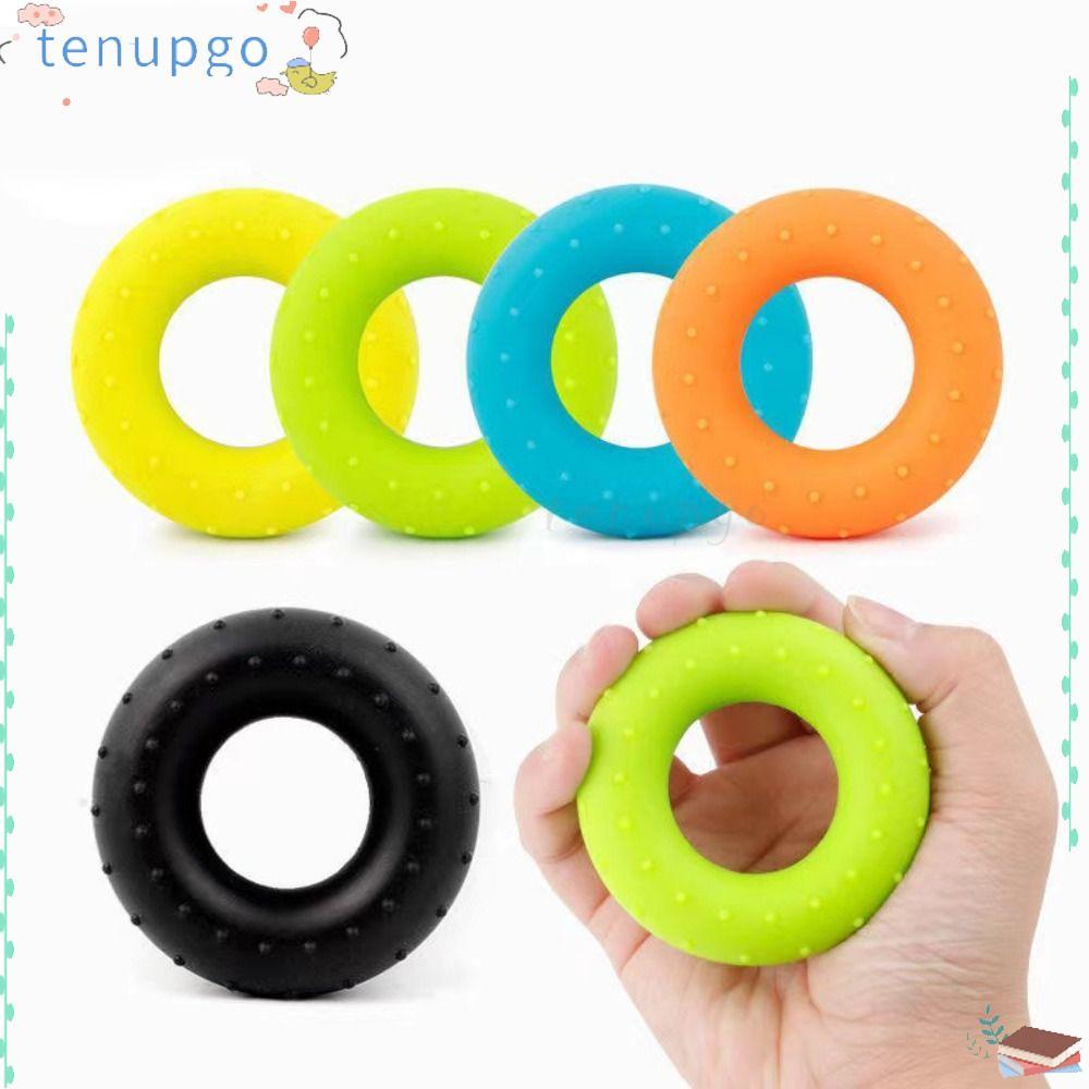 Cáng ngón tay TENUPGO, Máy tập ngón tay 5 màu 7 cm, Máy tập thể thao bằng silicon 40LBS
