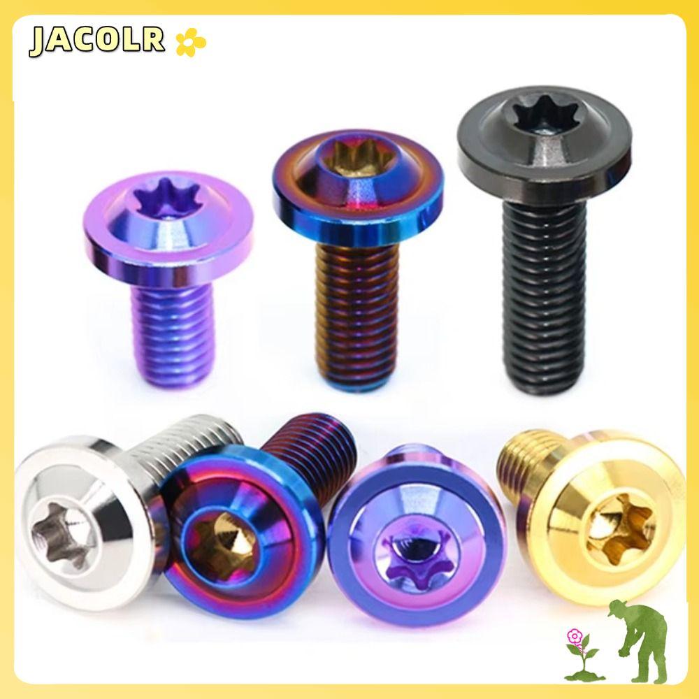 Vít đầu JACOLR Torx, Bu lông titan M6x10 M6x15, M6x20 với vít titan đầu Torx