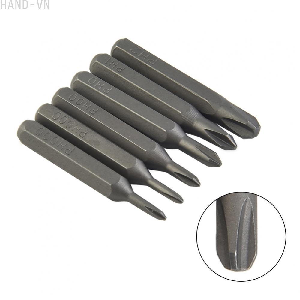 Industrial grade 28mm Cross Screwdriver Bit Set PH0000 PH000 PH00 PH0 PH1 PH2