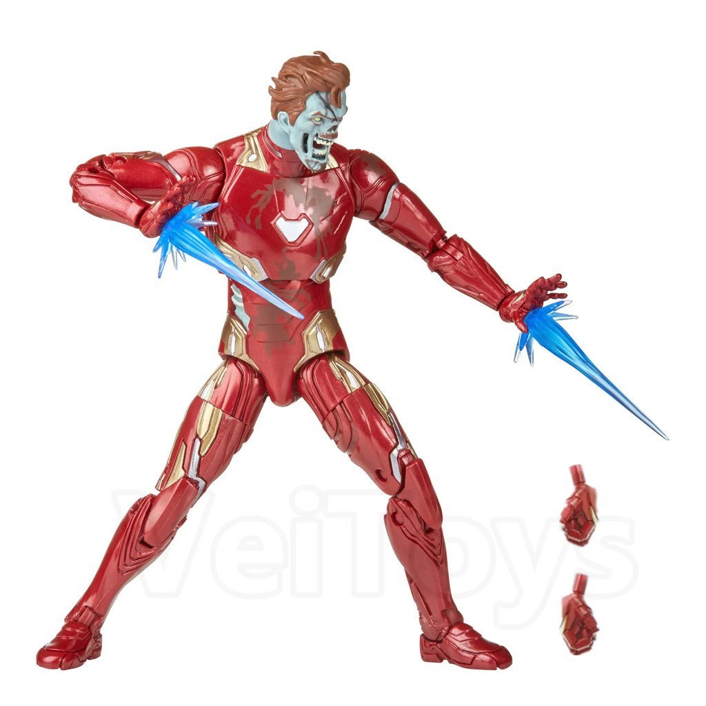 Chính hãng Marvel Legends Boxless Zombie Iron Man Kongsu Set 20cm Nhân vật hành động IO8O