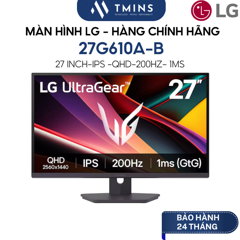 Màn hình LG 27G610A-B (27 inch/ IPS/ 2K/ 200Hz/ Gsync) - Hàng chính hãng