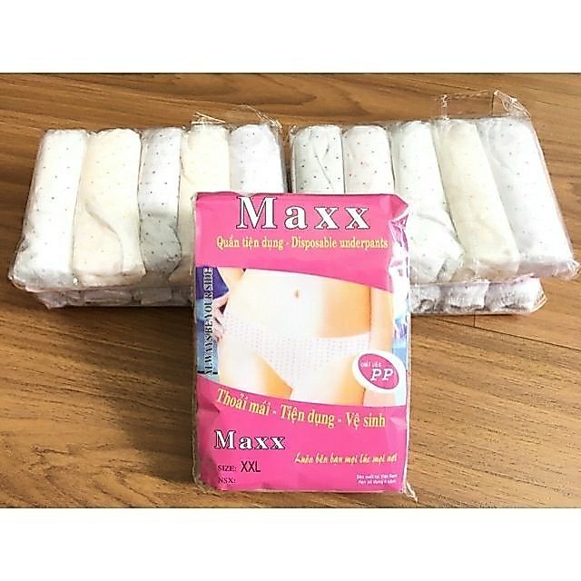 [ SIÊU SALE] Combo 6 quần lót giấy Maxx 3xl