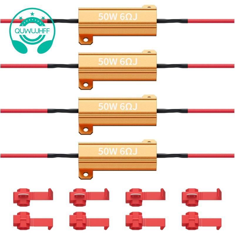 Dành Cho Đèn LED Bật Tín Hiệu Fixer-Resistor Kit 4 Điện Trở Tải 50W 6ohm-cho Led Tải Điện Trở Để Sửa
