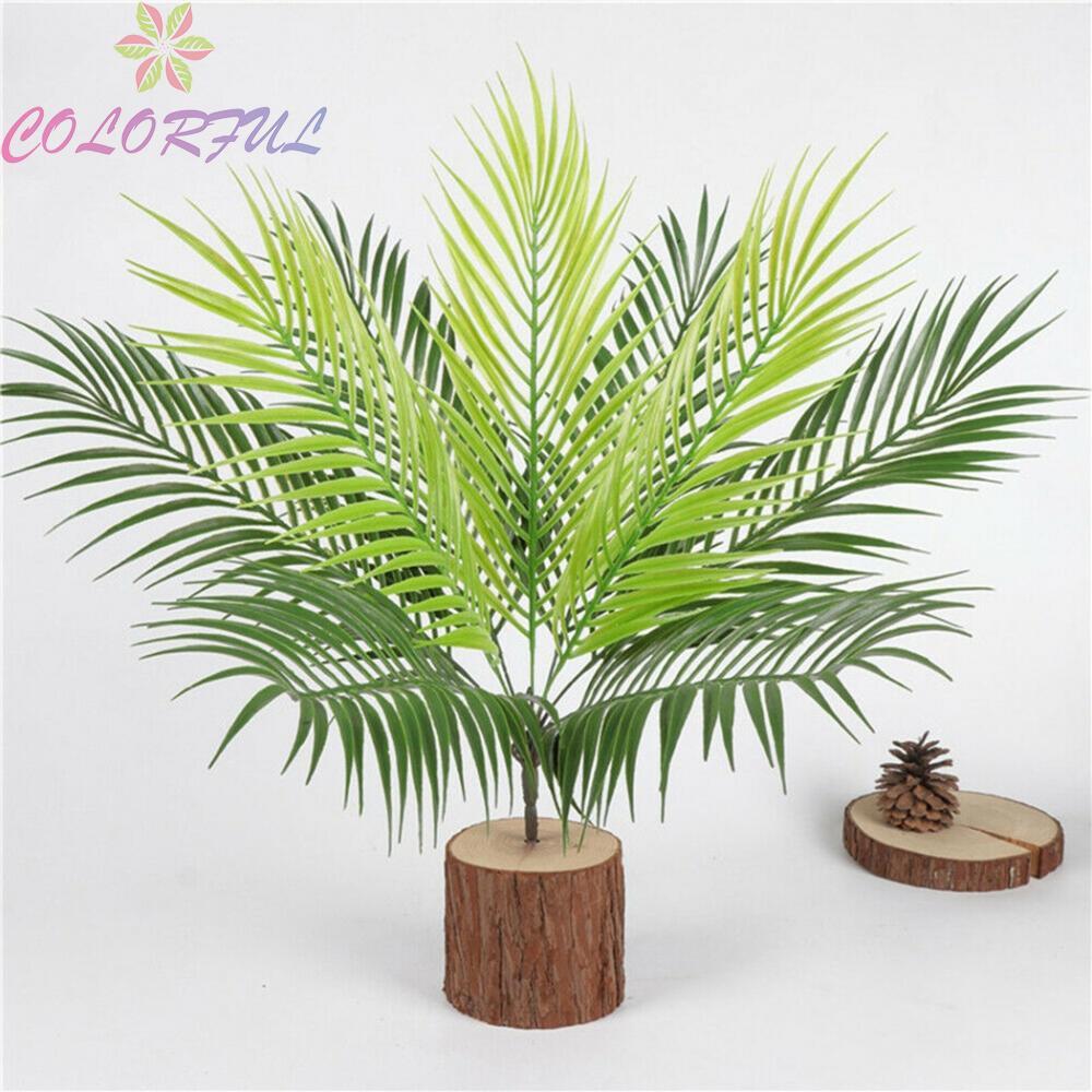 Artificial Plant Bouquet 53*70cm 9 Heads Decor Fern Palm Leaves Plastic